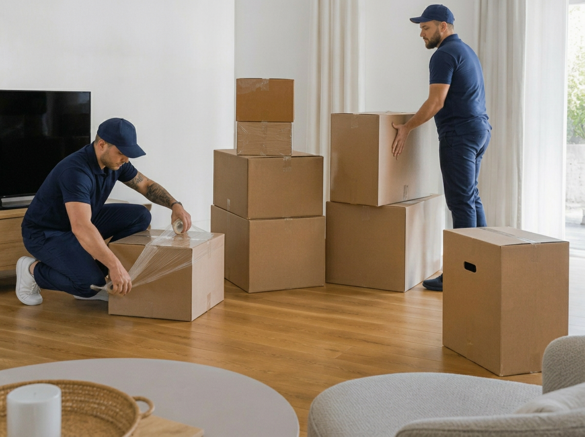 Fachgerechte Verpackung von Umzugskartons